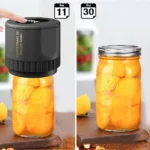 Electric Cordless Mason Jar Vacuum Sealer Kit Food Storage kit