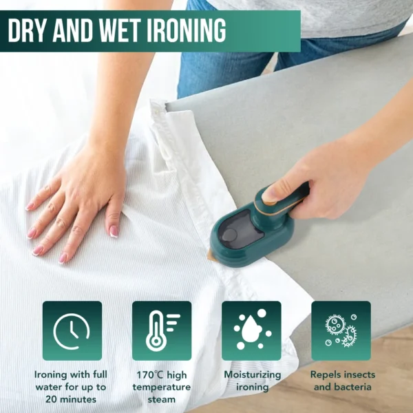 Portable Electric Garment Hot Steamer Wet/Dry Iron - Image 3