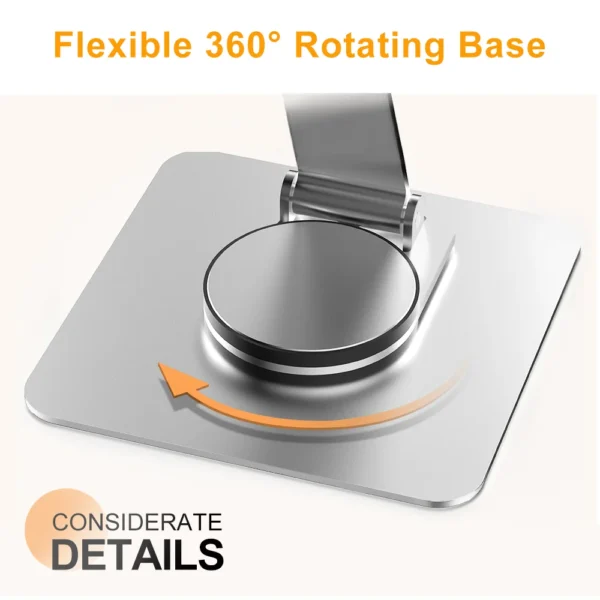 360° Rotating Tablet Stand for iPad Pro and More - Image 5